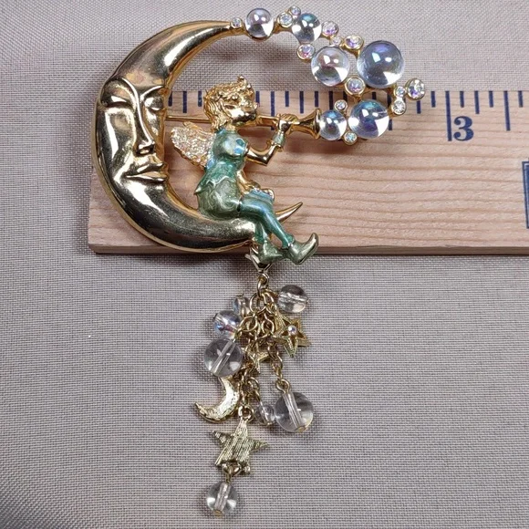 Kirk's Folly "Pipedream Fairy" Brooch - Picture 6 of 11